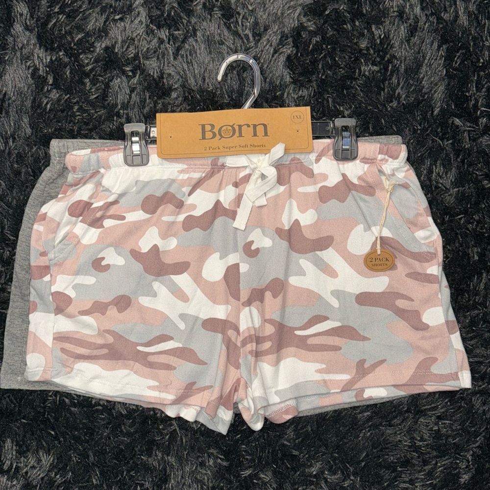 🌟🔥Born: Women’s 2PC 1XL SUPER SOFT Short Set🔥🌟